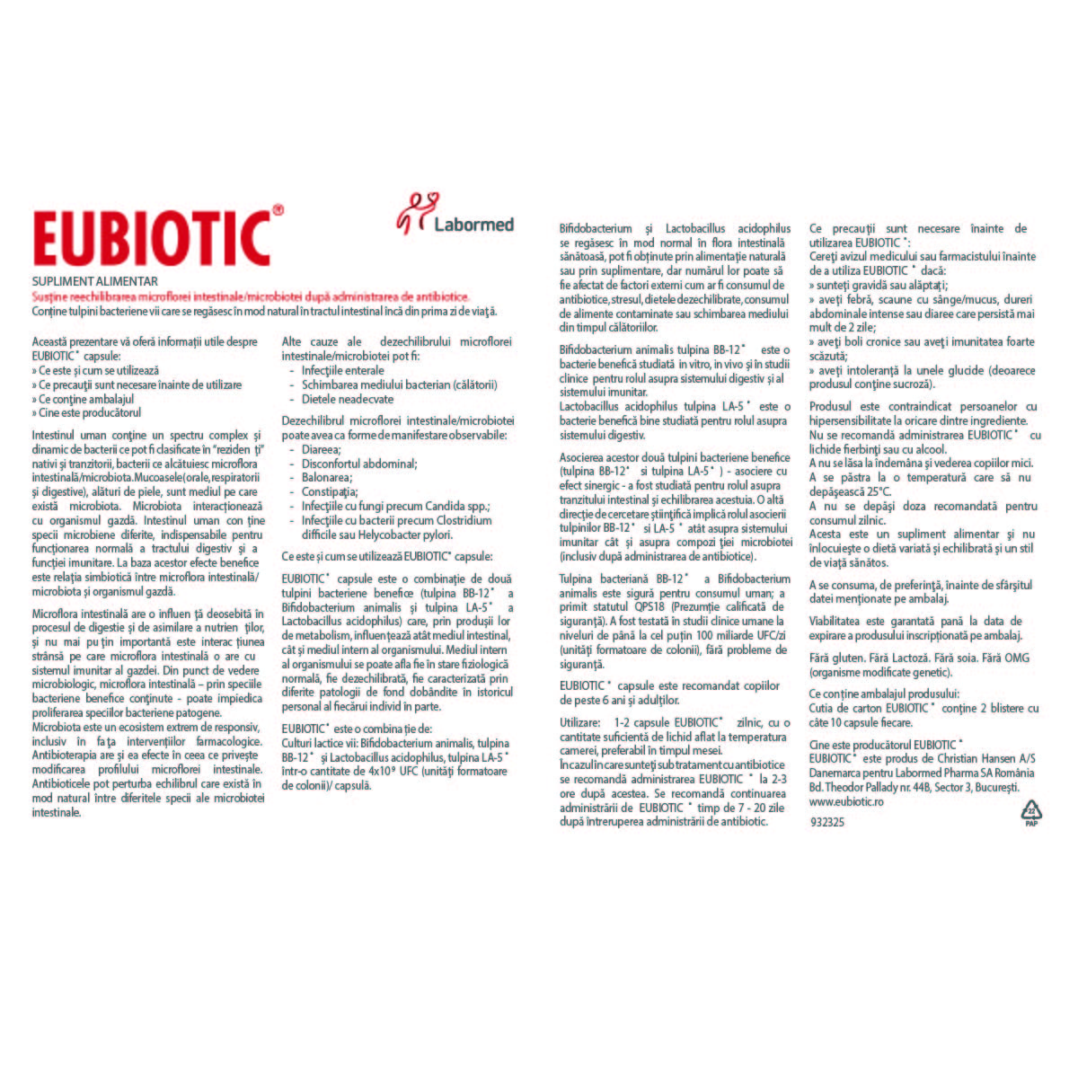 Prospect Eubiotic 20capsule Labormed