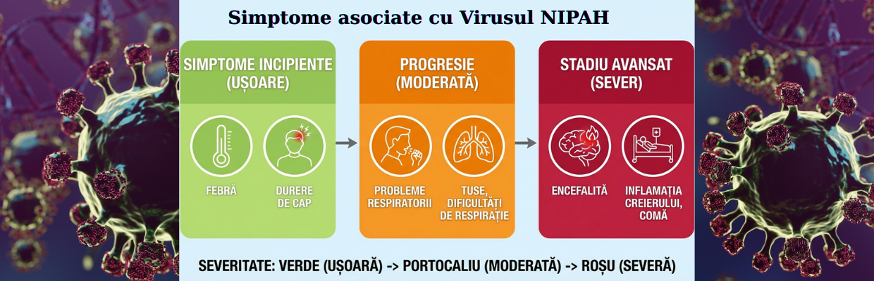 Virusul Nipah: Simptome, rata de mortalitate, preventie si tratament