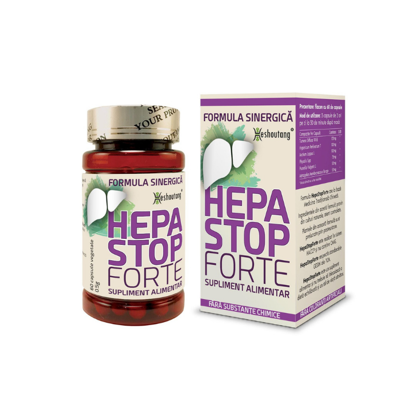 HepaStop Forte, 60 capsule capsule imagine teramed.ro