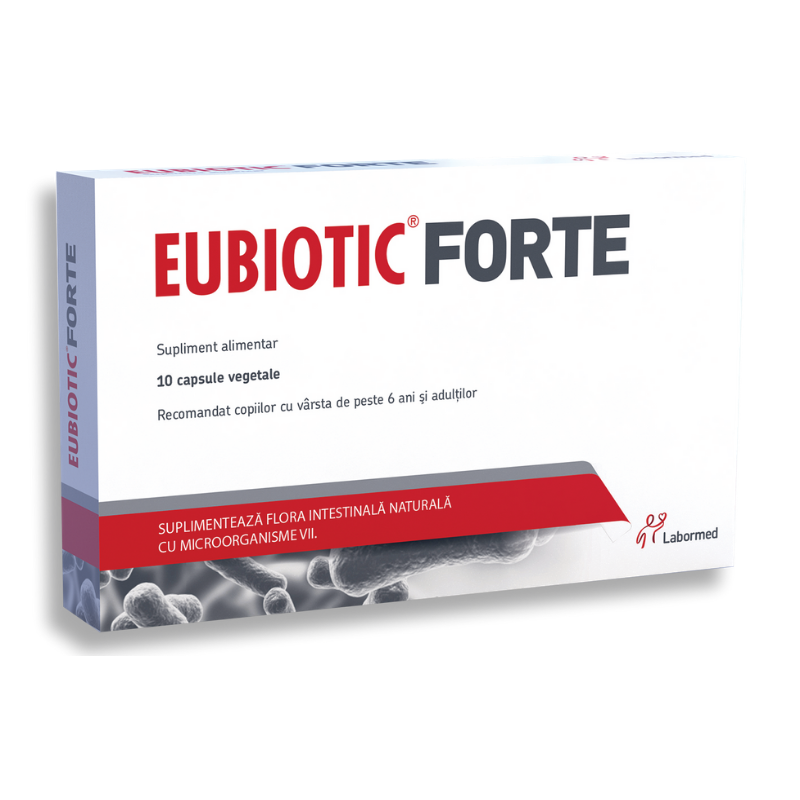 Eubiotic Forte, 10 capsule Alvogen imagine teramed.ro