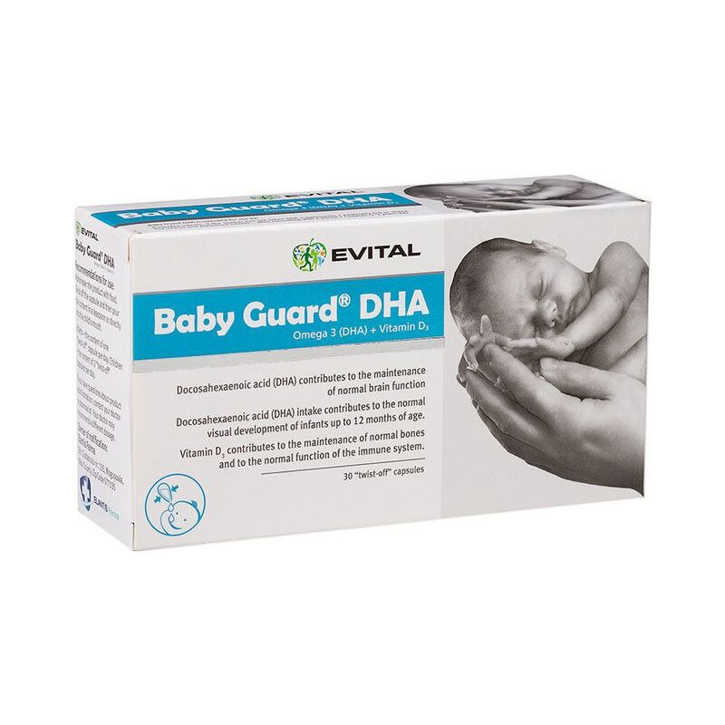 Evital Baby Guard DHA, 30 capsule, vitamine bebelusi Baby imagine 2022