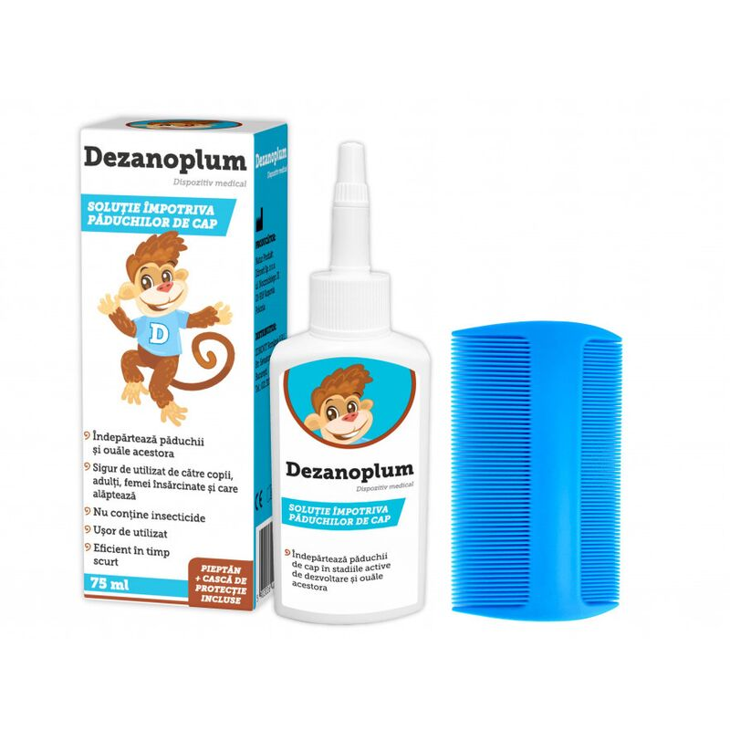 Dezanoplum solutie impotriva paduchilor de cap, 75 ml Antiparazitare imagine noua