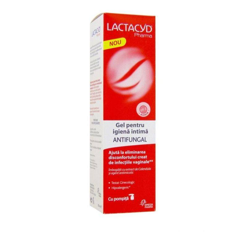 Lactacyd Pharma Gel Pentru Igiena Intima Antifungal, 250 Ml