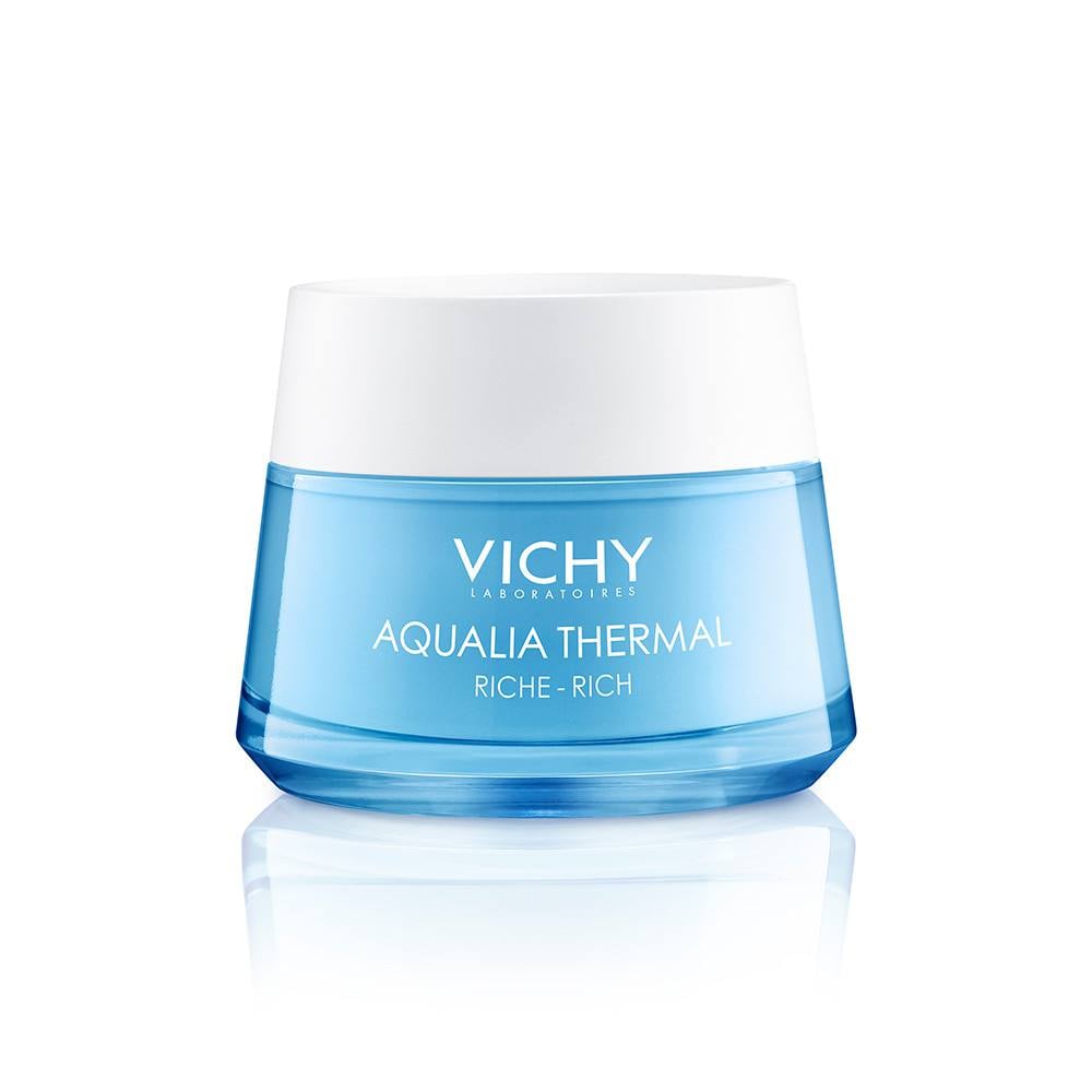 Vichy Aqualia Thermal Riche Crema Rehidratanta Pentru Ten Uscat Si Foarte Uscat, 50 Ml