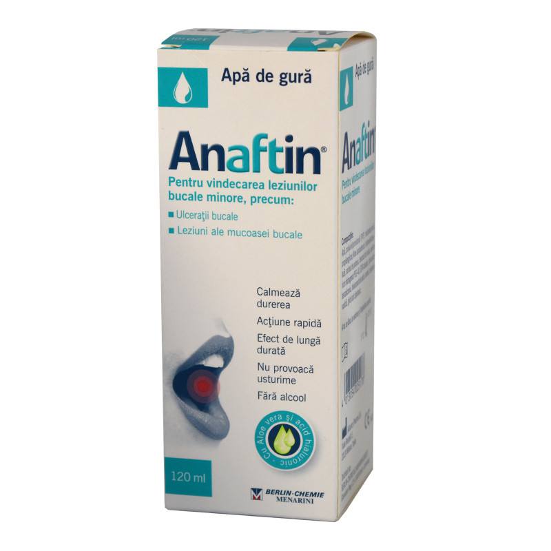 Anaftin apa de gura, 120 ml