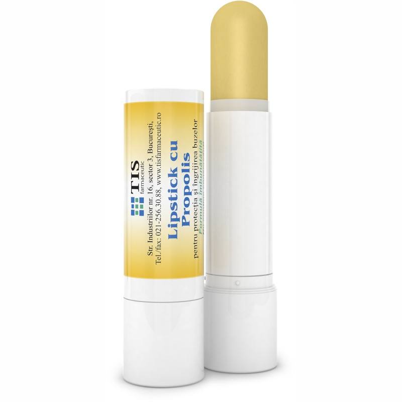 Lipstick cu Propolis, 4 g, Tis Farmaceutic Frumusete si ingrijire 2023-09-22