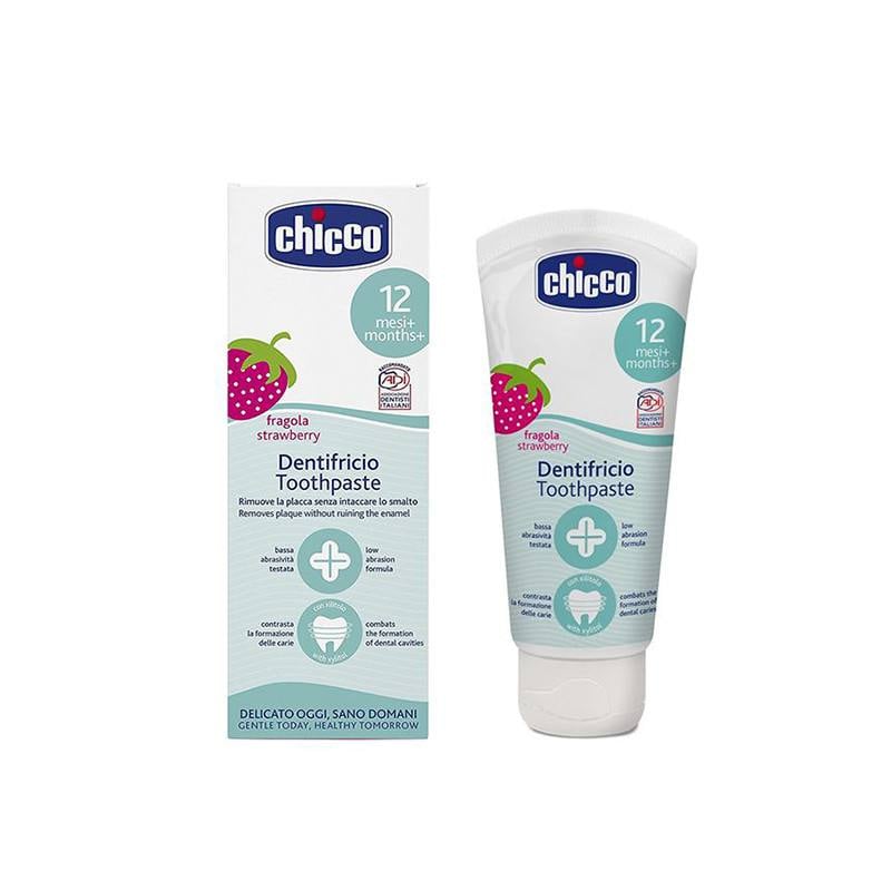 CHICCO Pasta de dinti gust capsuni, 50 ml Capsuni