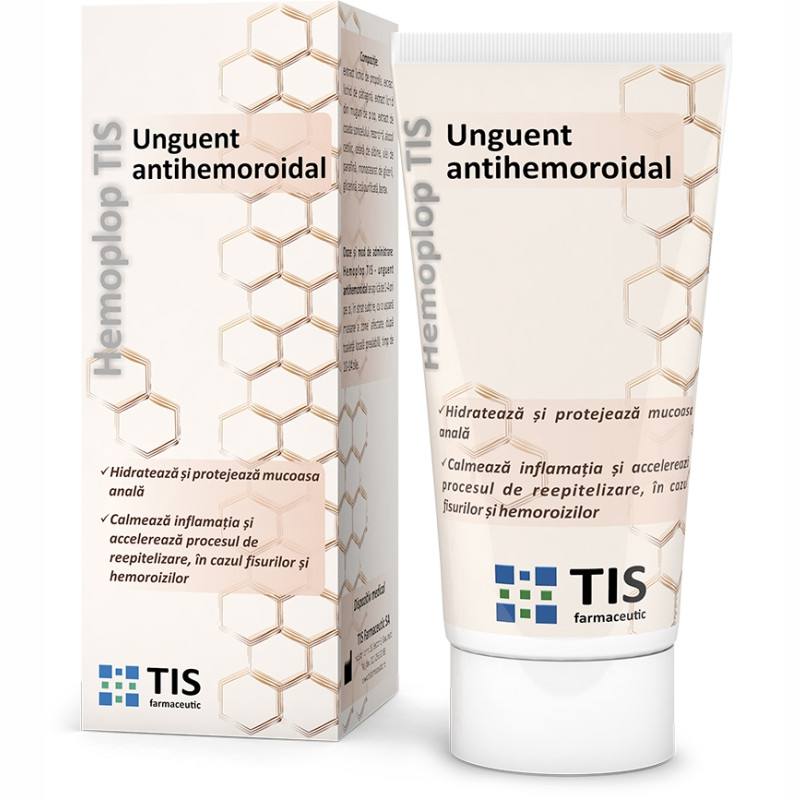 TIS Hemoplop unguent antihemoroidal, 50ml Creme de corp 2023-09-25
