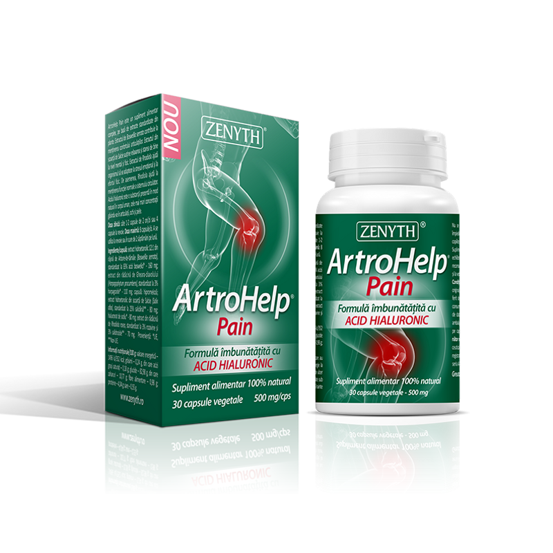 ArtroHelp Pain 500 mg, 30 caps. 500 imagine noua