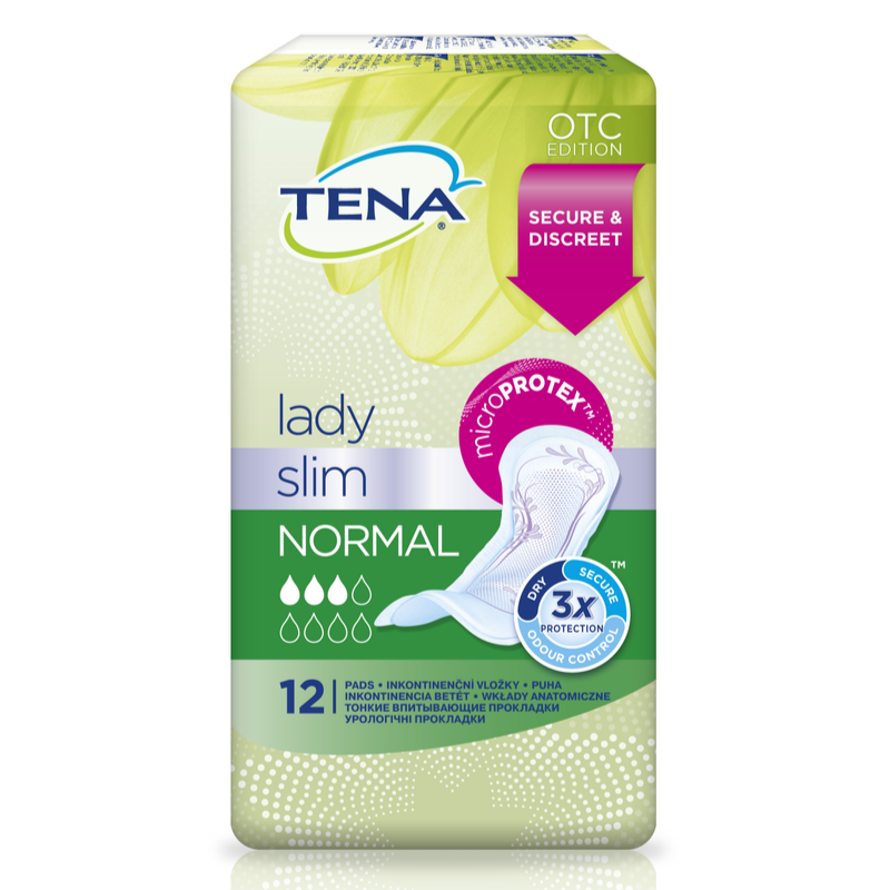 TENA Lady Absorbante incontinenta urinara Slim Normal, 12 buc absorbante imagine noua
