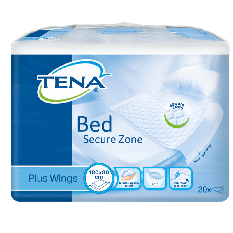 TENA Bed Aleze Plus Wing 180 x 80, 20 bucati Dispozitive medicale
