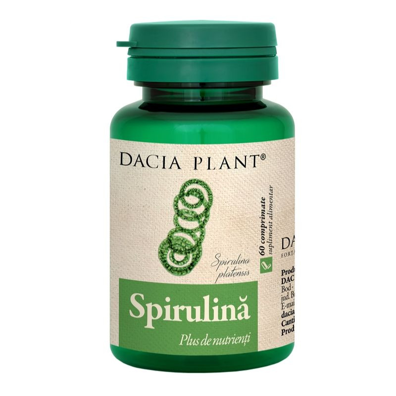 Dacia Plant Spirulina, 60 Comprimate