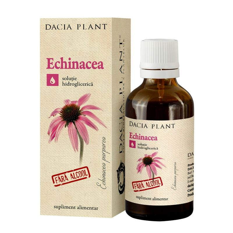 DACIA PLANT Extract Echinacea fara alcool, 50 ml Alcool imagine 2022