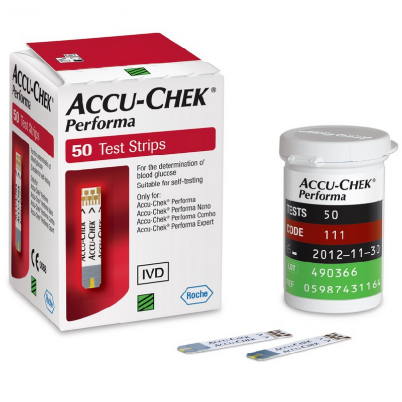Test automonitorizare Accu-Chek Performa Nano, 50 buc Accu-Chek imagine noua