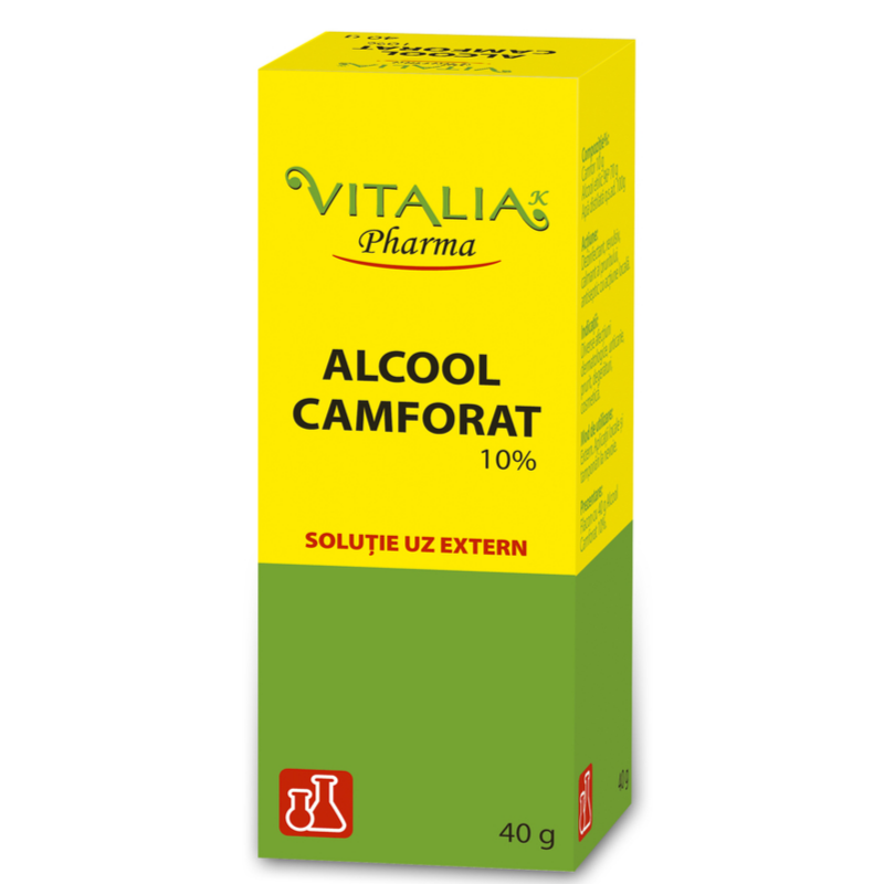 Vitalia K Alcool camforat 10%, 40g 10 imagine noua