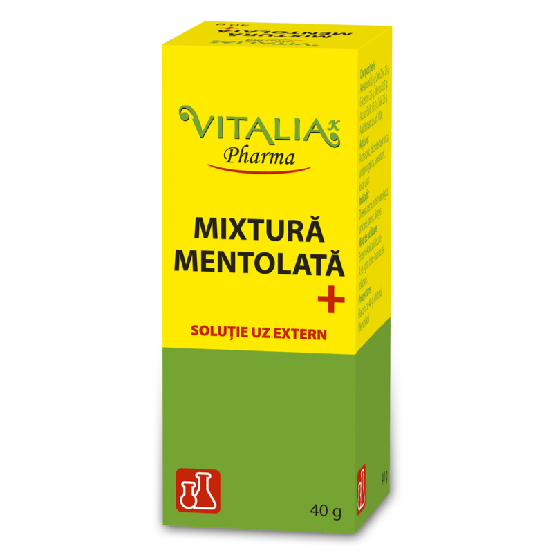 Vitalia K Mixtura mentolata plus, 40g 40g imagine noua