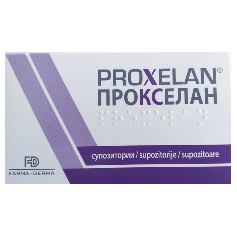 Proxelan, 10 supozitoare genito-urinar imagine 2021