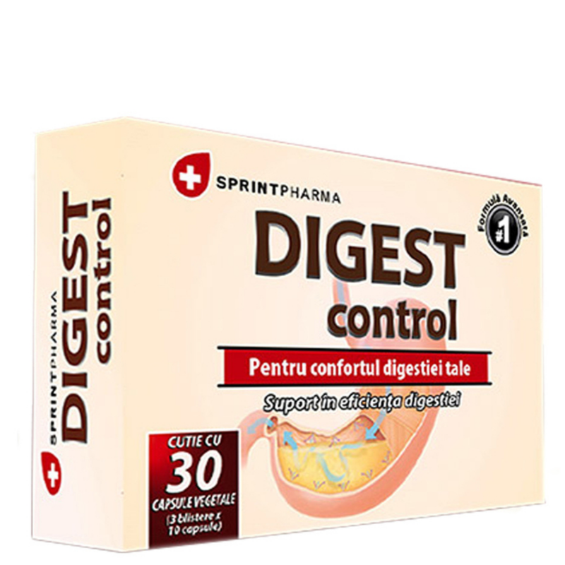 Digest Control, 30 caps. Caps imagine noua