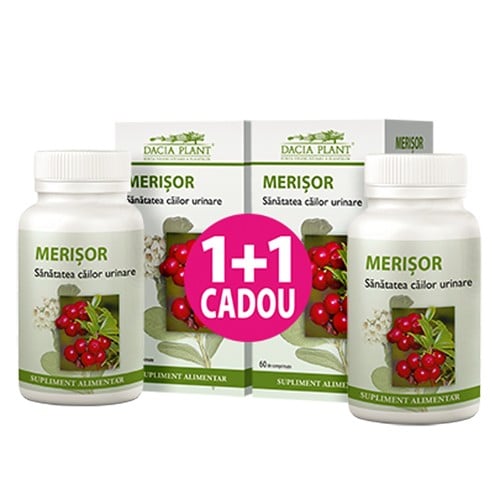 Merisor, 60 capsule 1+1 cadou, Dacia Plant Genito-urinar 2023-10-03