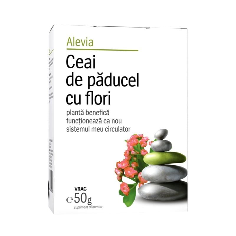 Alevia Ceai de paducel cu flori, 50 g Alevia imagine noua