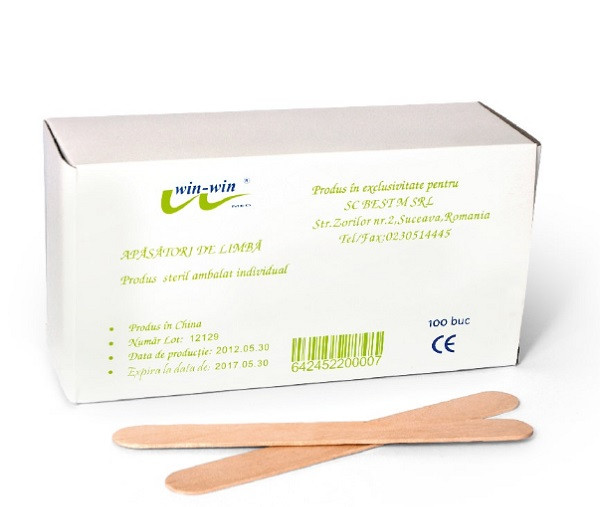 Evrika Apasatoare sterile pentru limba, 100 bucati