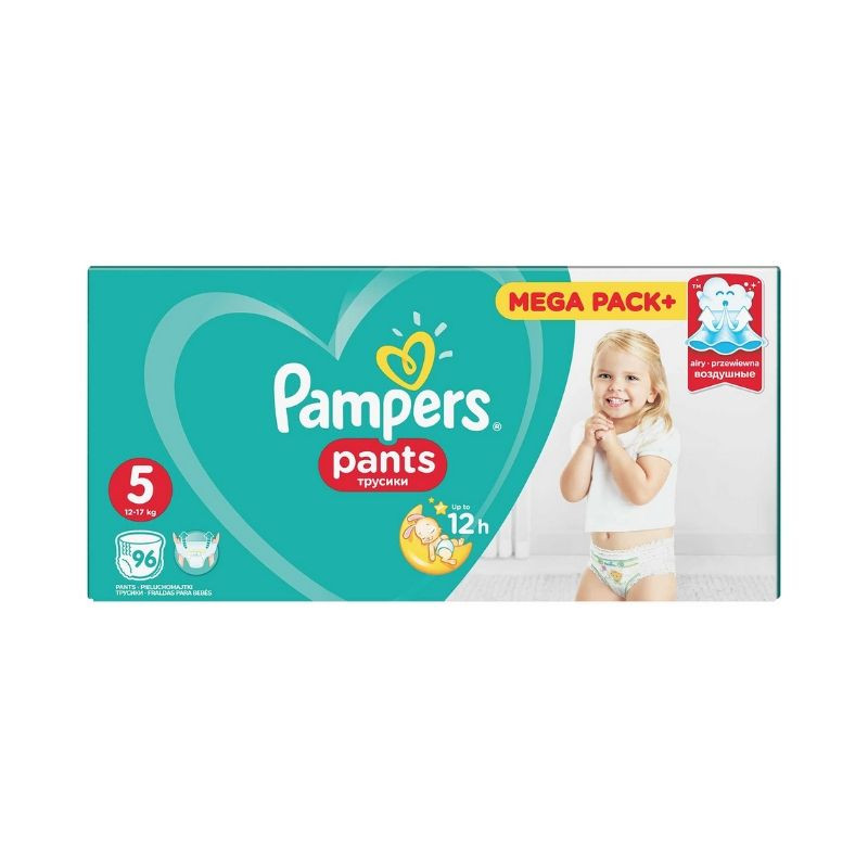 Pampers Pants Scutece Chilotel Marimea 5, 12-17kg, 96 Bucati