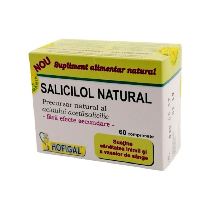 HOFIGAL Salicilol Natural, 60 comprimate comprimate imagine 2022