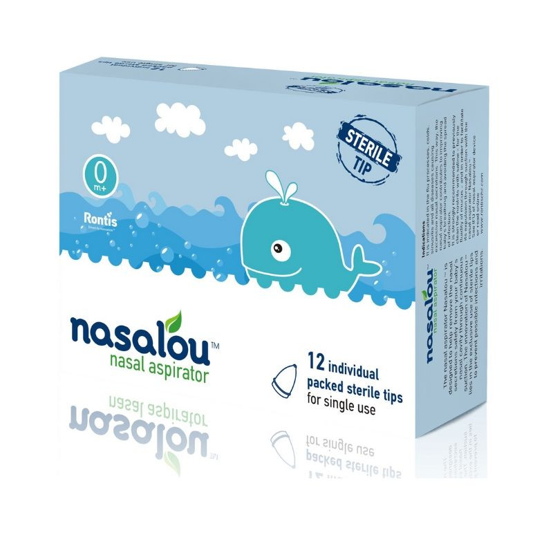 Nasalou Rezerve Aspirator Nazal, 12 rezerve Ingrijire nas, ochi si urechi