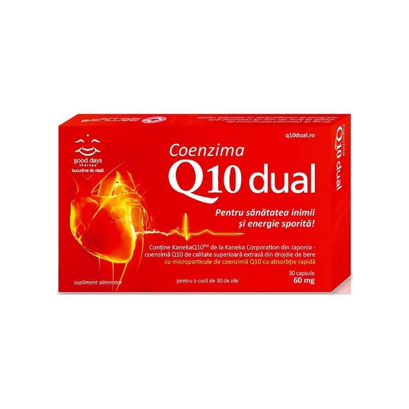 Coenzima Q10 Dual, 30 capsule capsule imagine teramed.ro