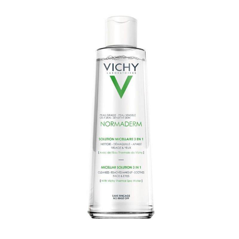 VICHY Normaderm Solutie micelara de curatare si demachiere, 200ml 200ml imagine teramed.ro