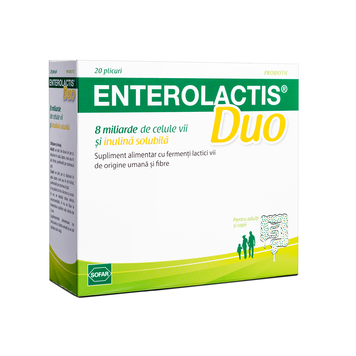 Sofar Enterolactis Duo, 20 plicuri digestive imagine 2021