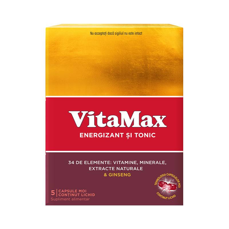 Vitamax, 5 capsule moi capsule imagine teramed.ro