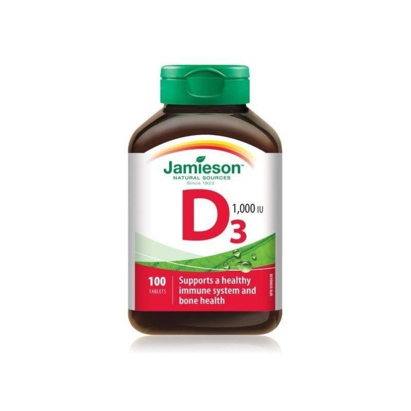 Jamieson Vitamina D3 1000 UI, 100 tablete