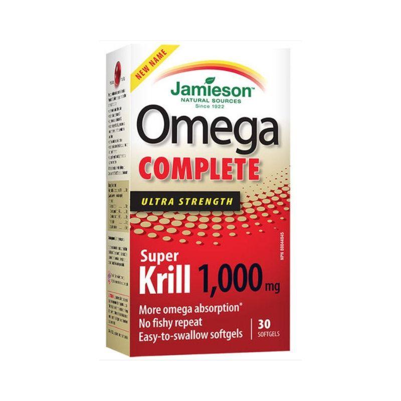 Jamieson Omega complet pure Krill oil 1000 mg, 30 capsule moi Inima sanatoasa 2023-10-03
