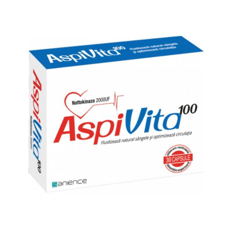 AspiVita 100, 30 capsule, sanatate cardiovasculara 100 imagine teramed.ro