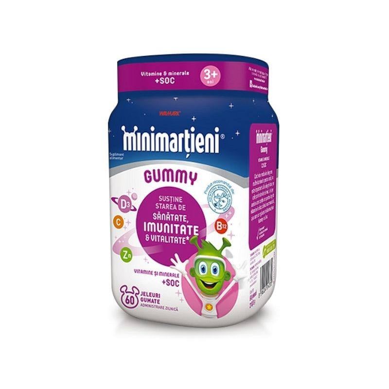 Walmark Minimartieni Gummy cu Soc, 60 jeleuri gripa imagine noua