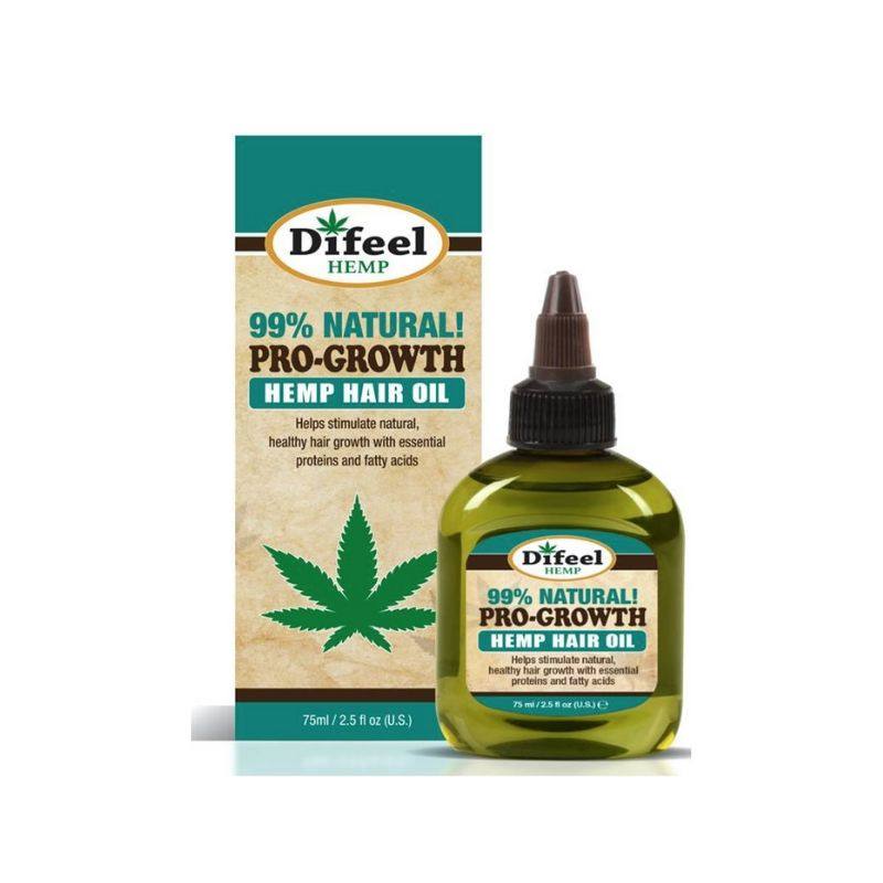 Difeel Hemp ulei pentru cresterea parului cu ulei de canepa, 75ml 75ml imagine noua
