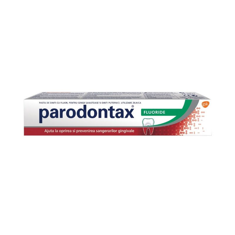 Parodontax Fluoride pentru oprirea sangerarilor gingivale, 75g 75g imagine teramed.ro