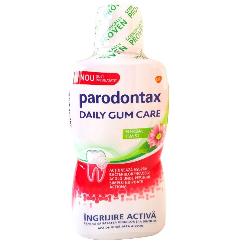 Parodontax Daily Gum Care Herbal Twist, 500 ml 500 imagine teramed.ro
