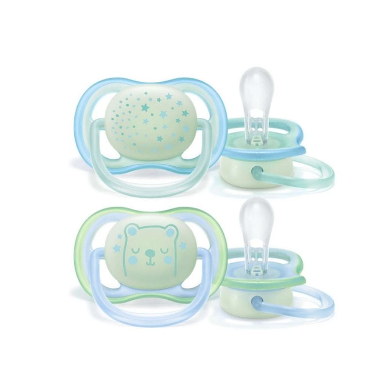 Avent Suzeta 0-6 luni, ultra-air cu inel fosforescent, baieti – SCF 376/11 Mama si copilul 2023-09-24