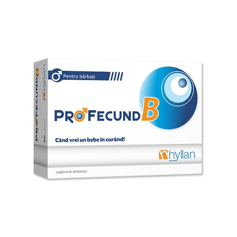 ProFecund B, 30 capsule, adjuvant fertilitate adjuvant imagine 2021