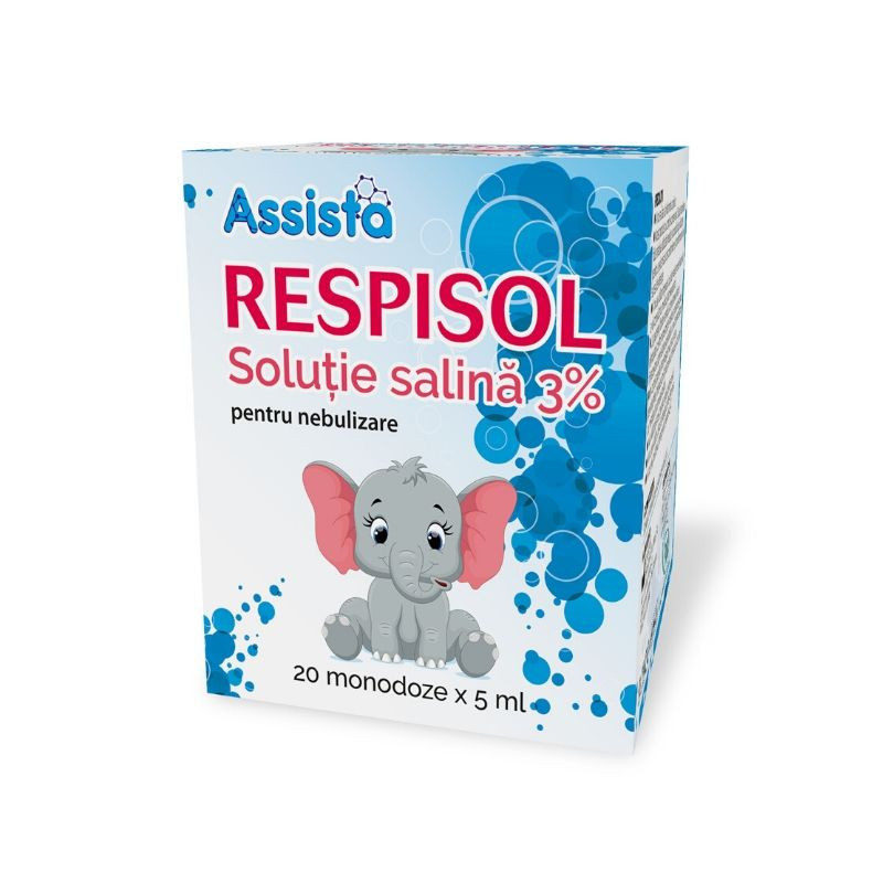 Assista Respisol Solutie salina 3%, 20 unidoze*5 ml