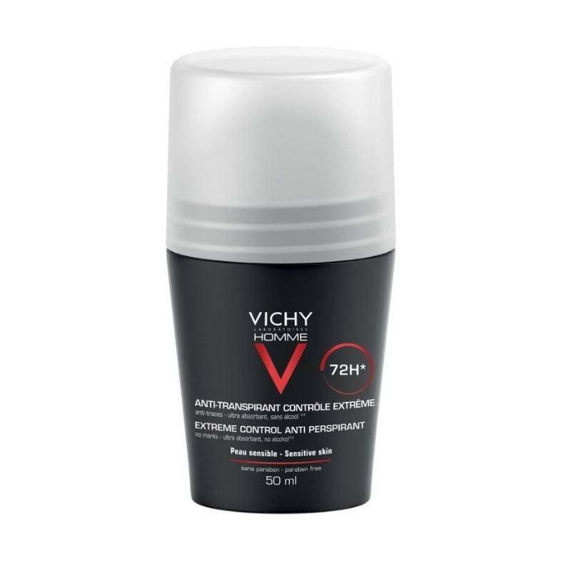 Vichy Homme deodorant roll-on eficacitate 72h, 50 ml 72h imagine noua