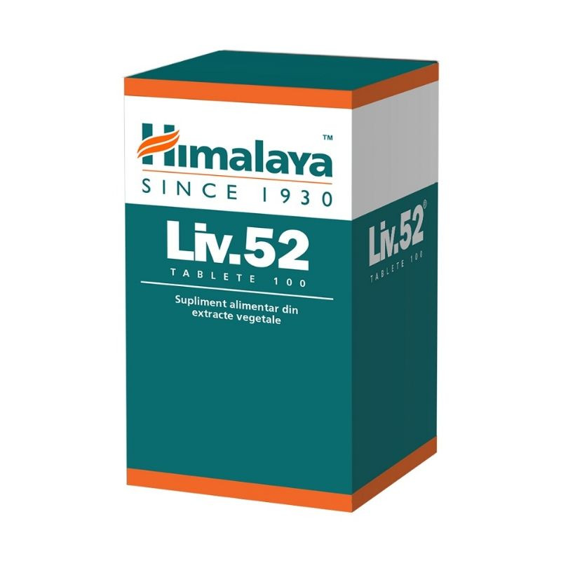 Himalaya, Liv 52 hepatoprotector, 100 comprimate Hepatoprotectoare 2023-09-22