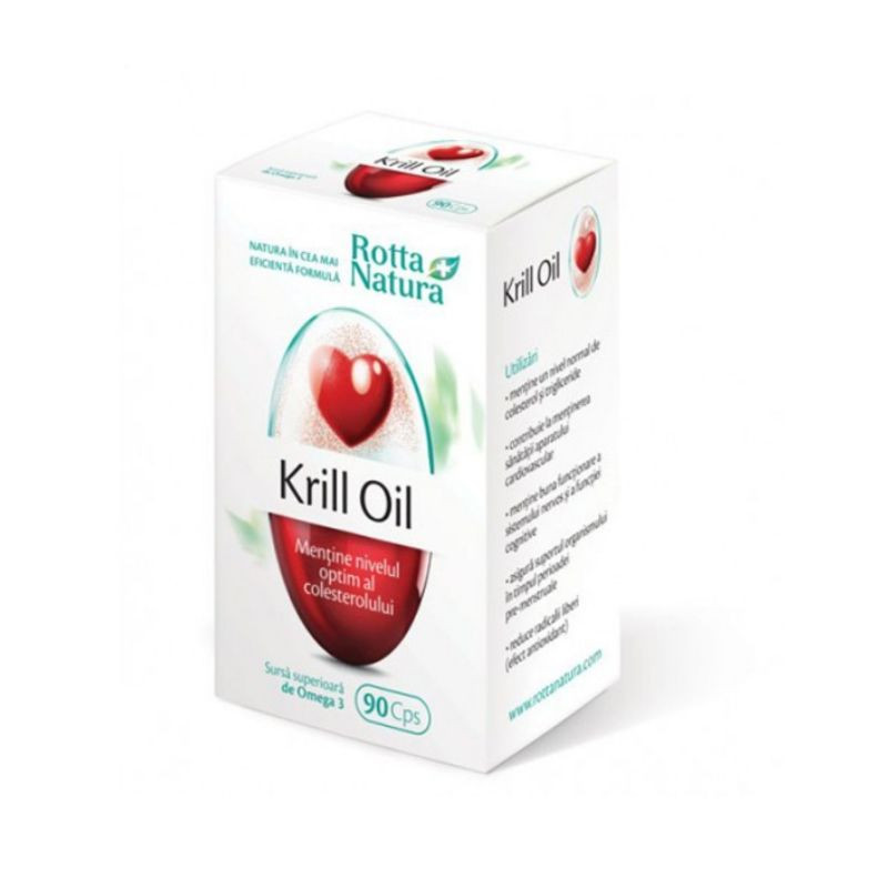 Rotta Natura Ulei De Krill, 90 Capsule