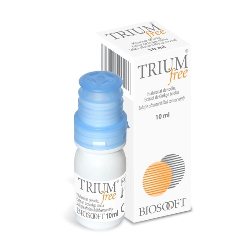 Trium Free solutie oftalmica, 10 ml Ingrijirea ochilor