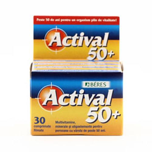 Beres Actival 50+, 30 tablete 50+ imagine teramed.ro