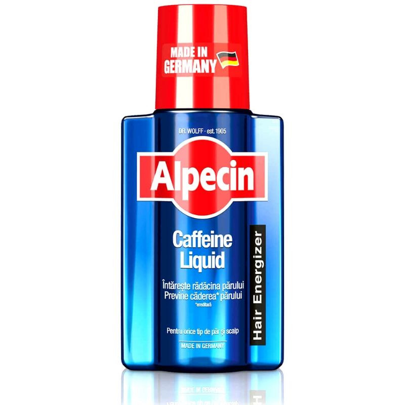 Lotiune energizanta pentru par Caffeine Liquid, 200 ml, Alpecin