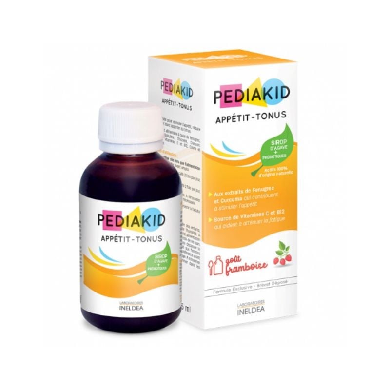 Pediakid Appetit Tonus Sirop Cu Gust De Zmeura, 125 Ml