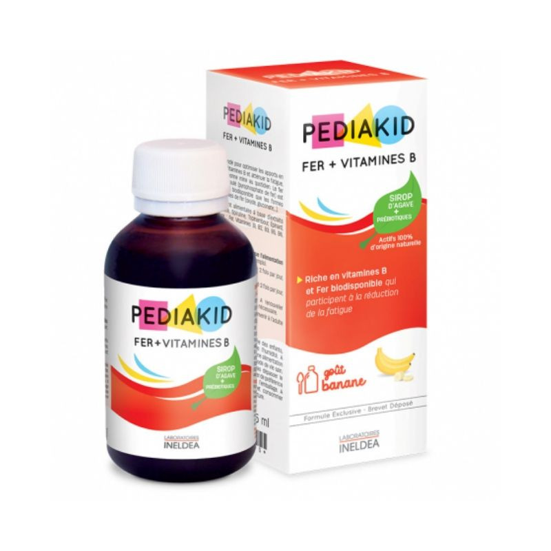 Pediakid Fier + Vitamina B Sirop, 125 Ml